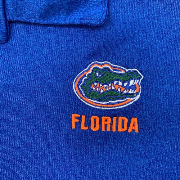 Florida Gators Polo Shirt Mens XL Extra Large Blue Colosseum Coaches Golf - Picture 4 of 10